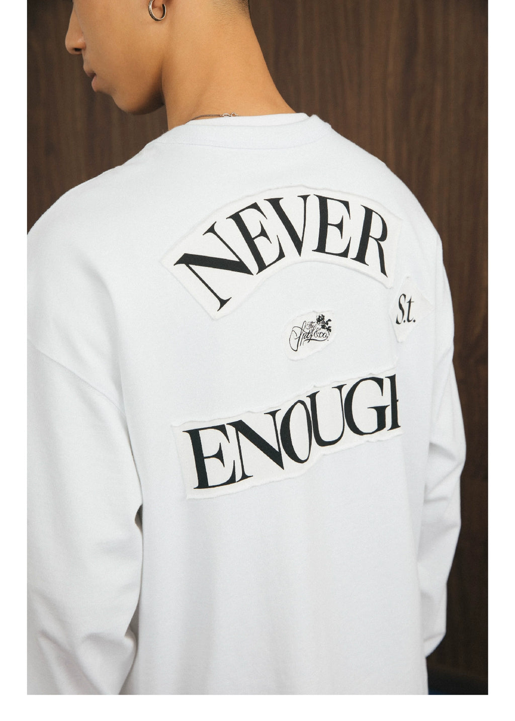SUPERTOFU Vintage Threaded Cuffs Long Sleeves