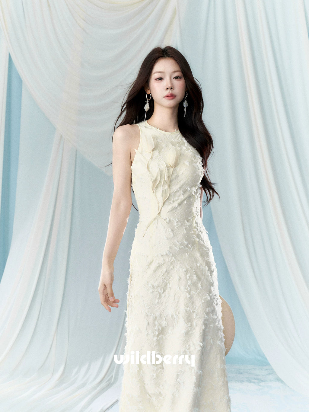 Wildberry Premium Waist Sleeveless Dress