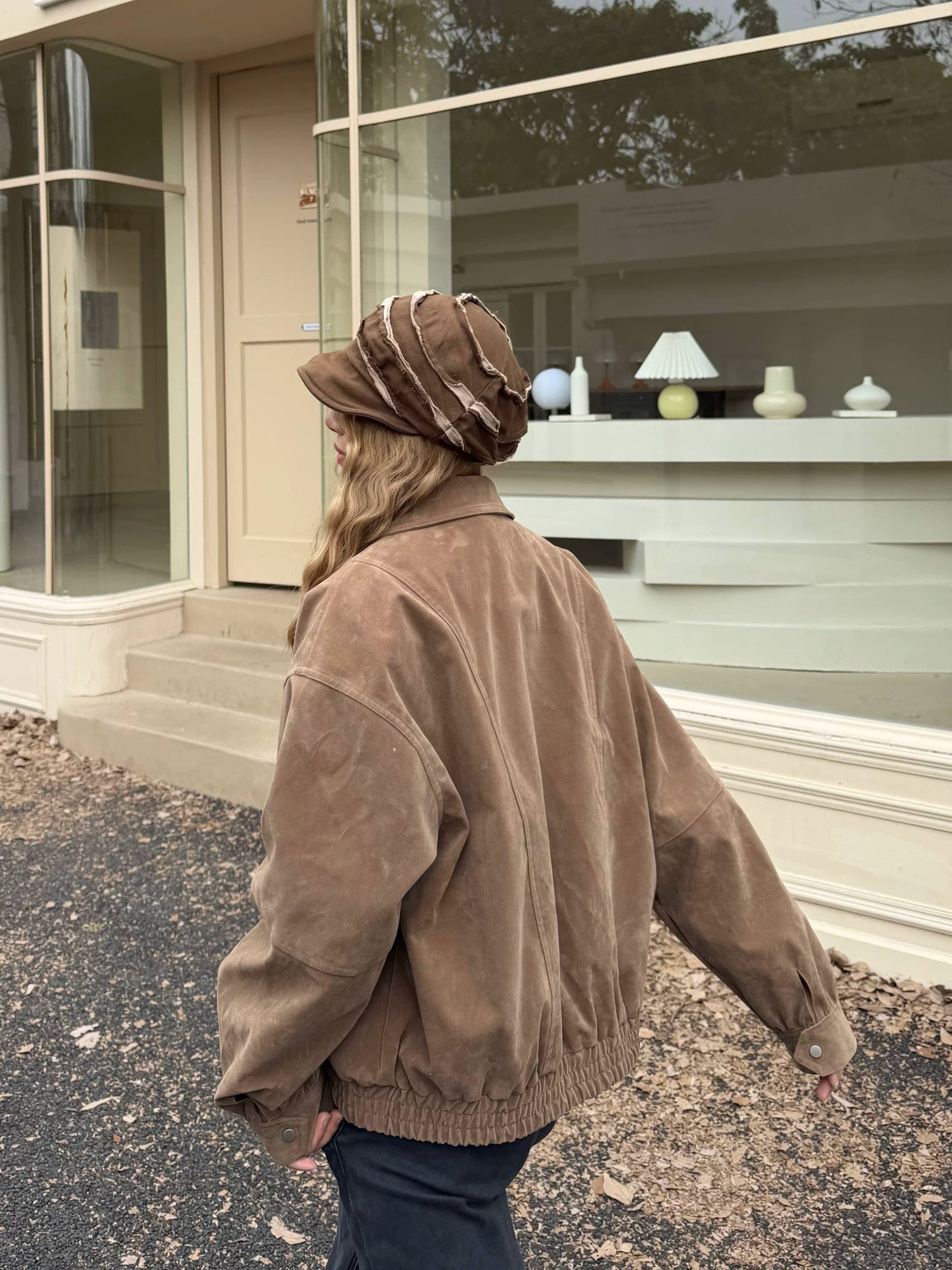 CCYE Suede Spliced Maillard Jacket