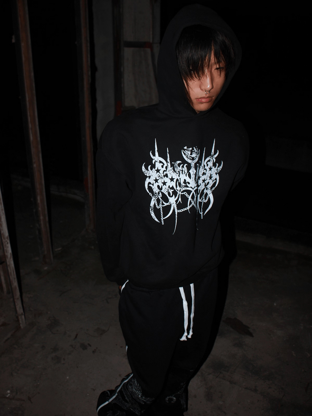 Feeling Less Vintage Fleece Loose Hooded Sweater