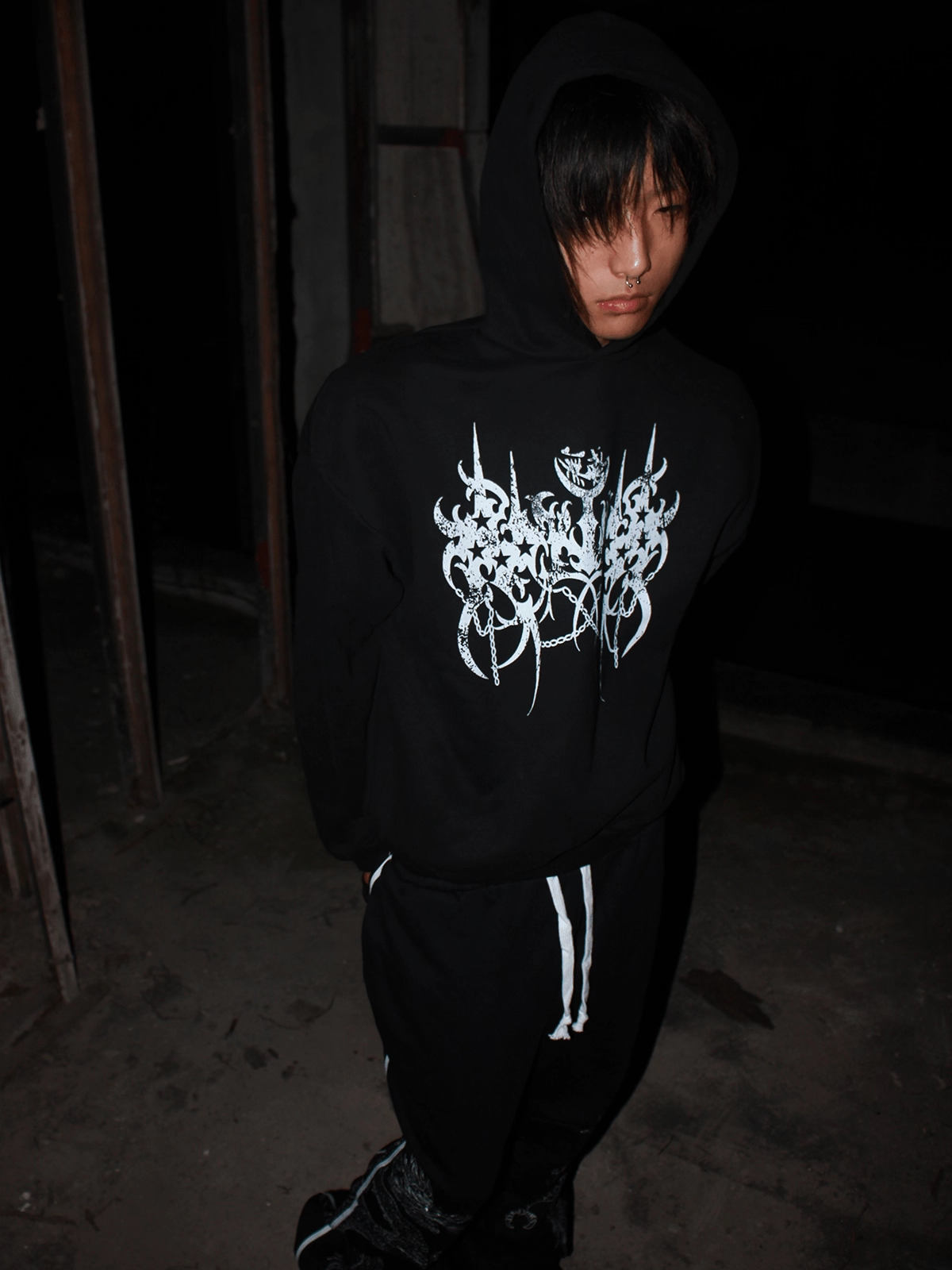 Feeling Less Vintage Fleece Loose Hooded Sweater
