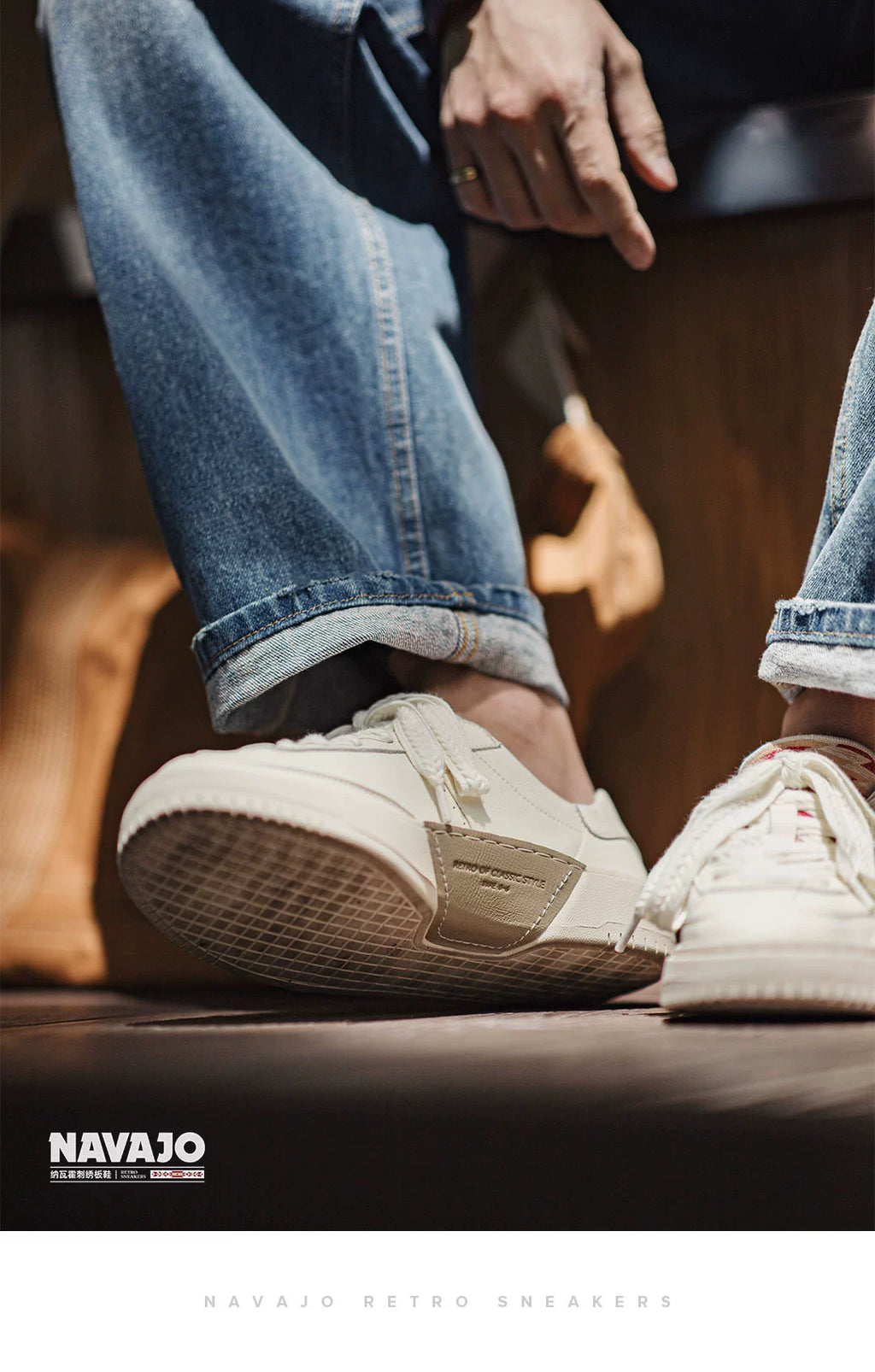 Madden Embroidered Platform Training Casual White Shoes