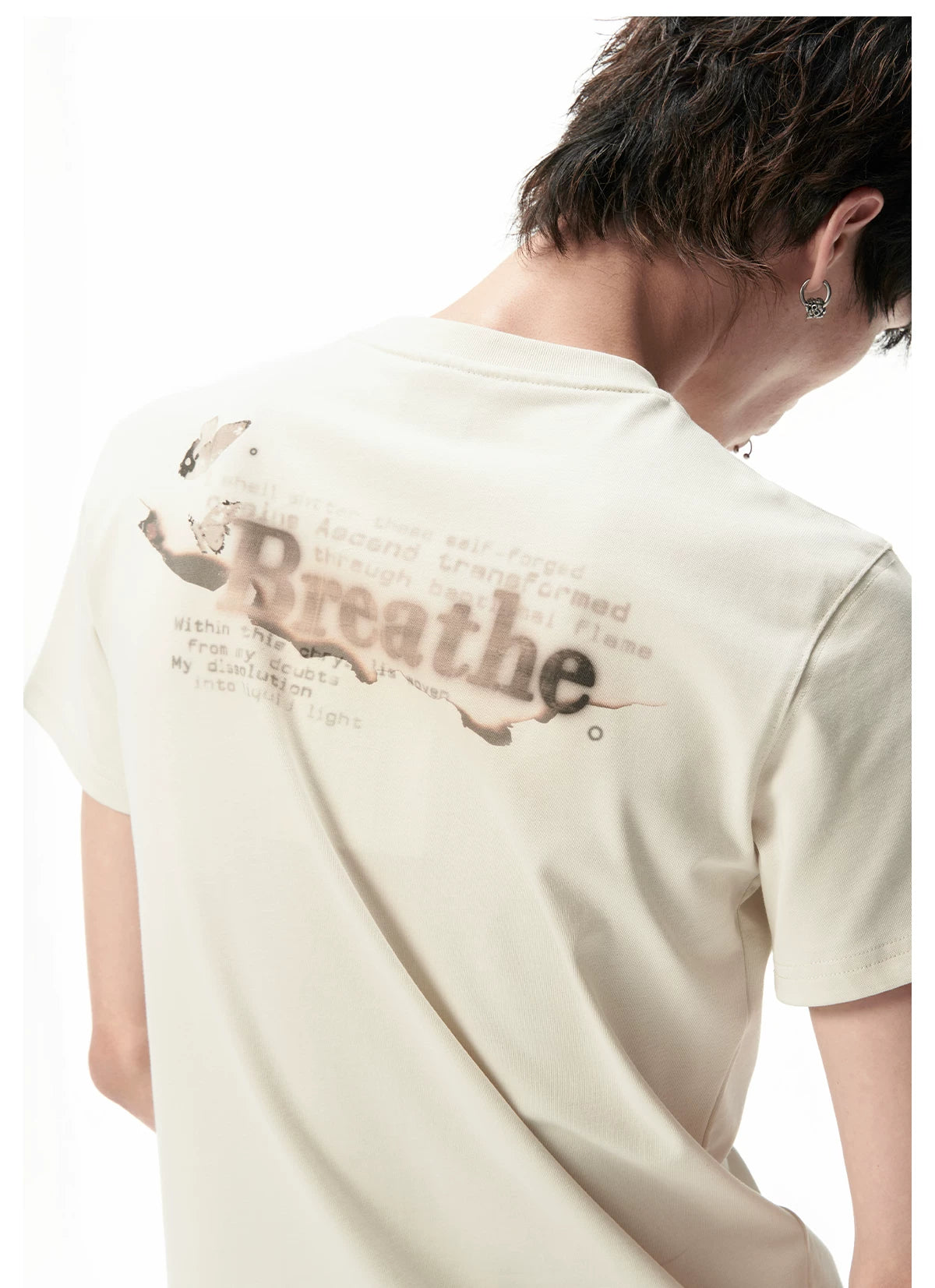 SGW Gradual Change Digital Printing Front Shoulder Tee