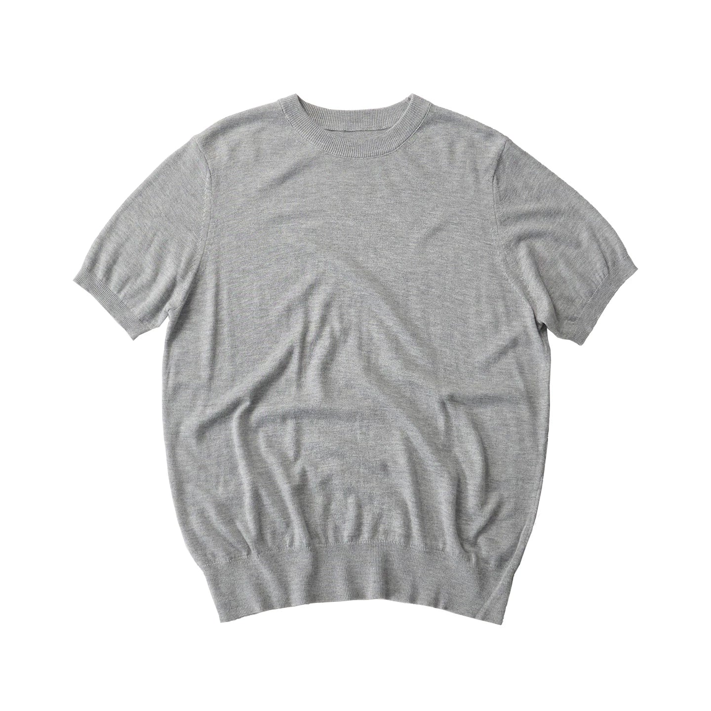 LIVINGTOWN Japanese Simple Casual Knitted Tee