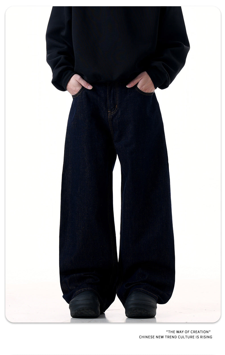 11KN Pleated Japanese Raw Denim Jeans