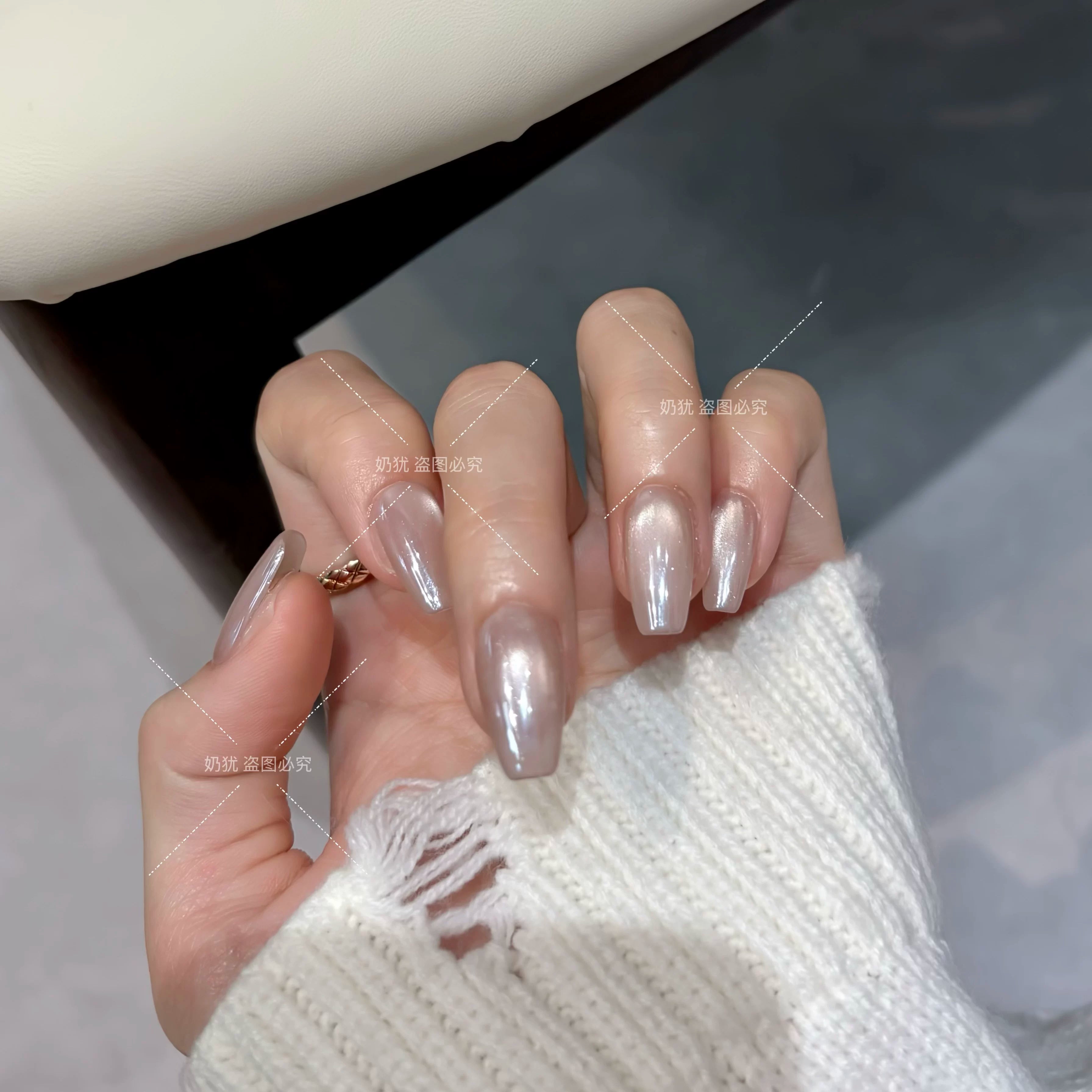 Beetle Nails Handmade Naked Skin Water Feeling Glass Beads Wearing Armor