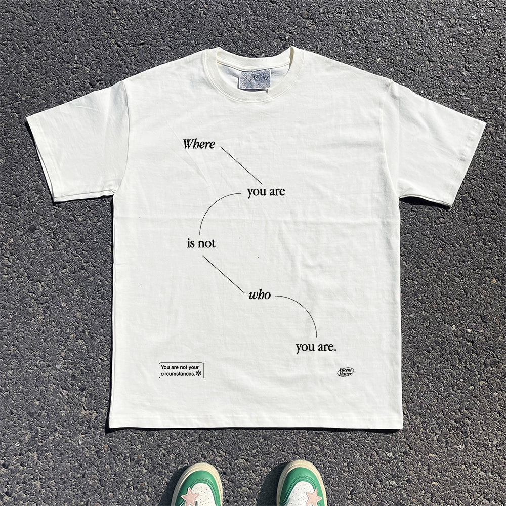 Wang Youbing Studio! Path 220g 100% Cotton Tee