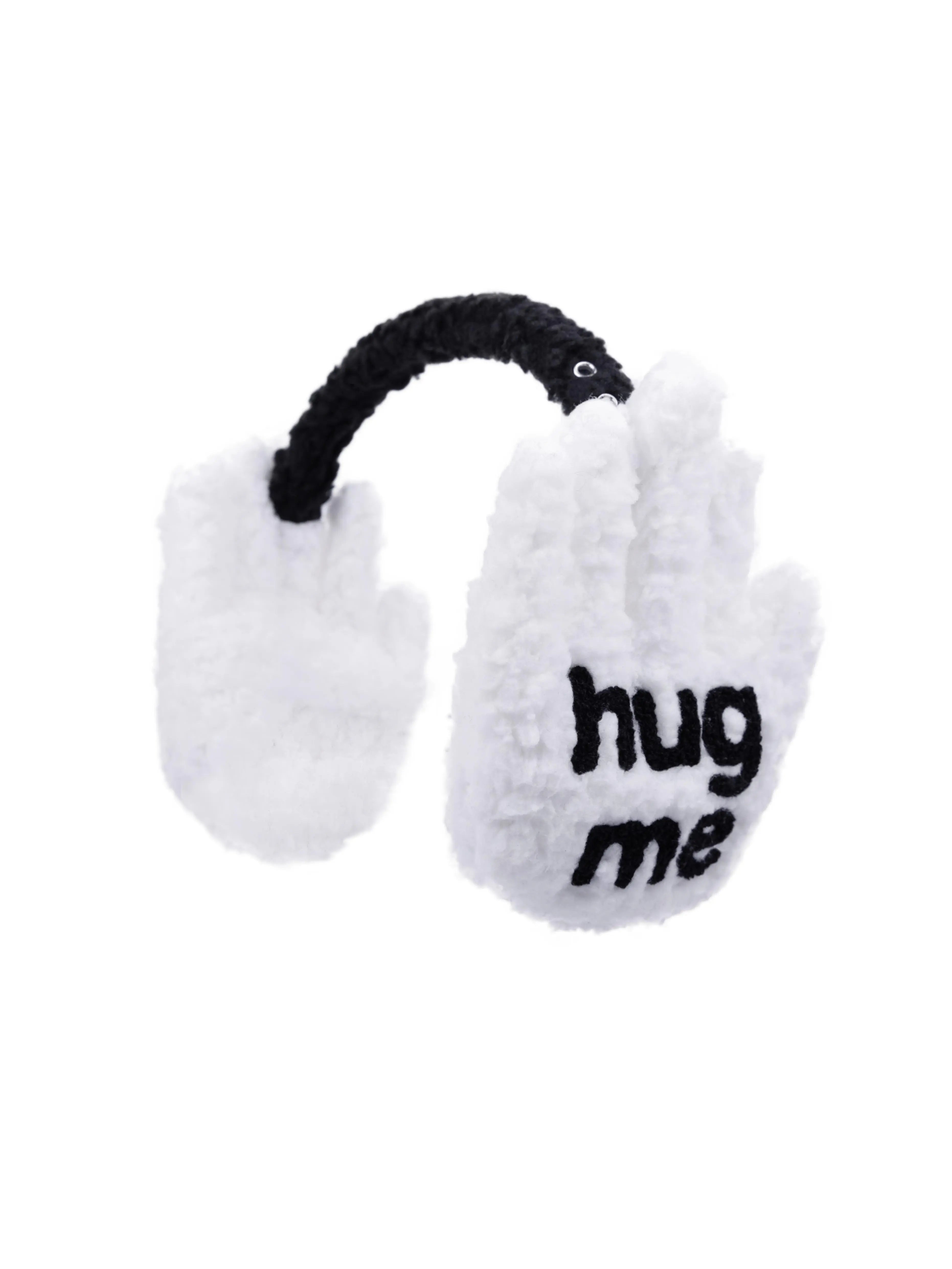 SAUCE Lamb Fleece Letter Warm Ear Cover Ear Cover