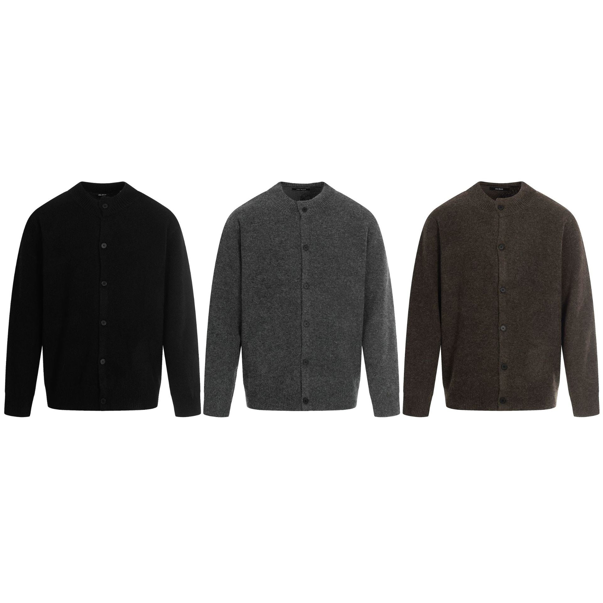 11KN old money retro knitted sweater jacket