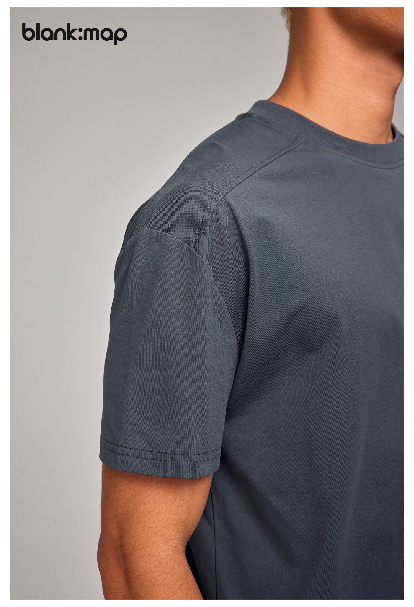 Blank Map Shoulder Cool Loose Tee