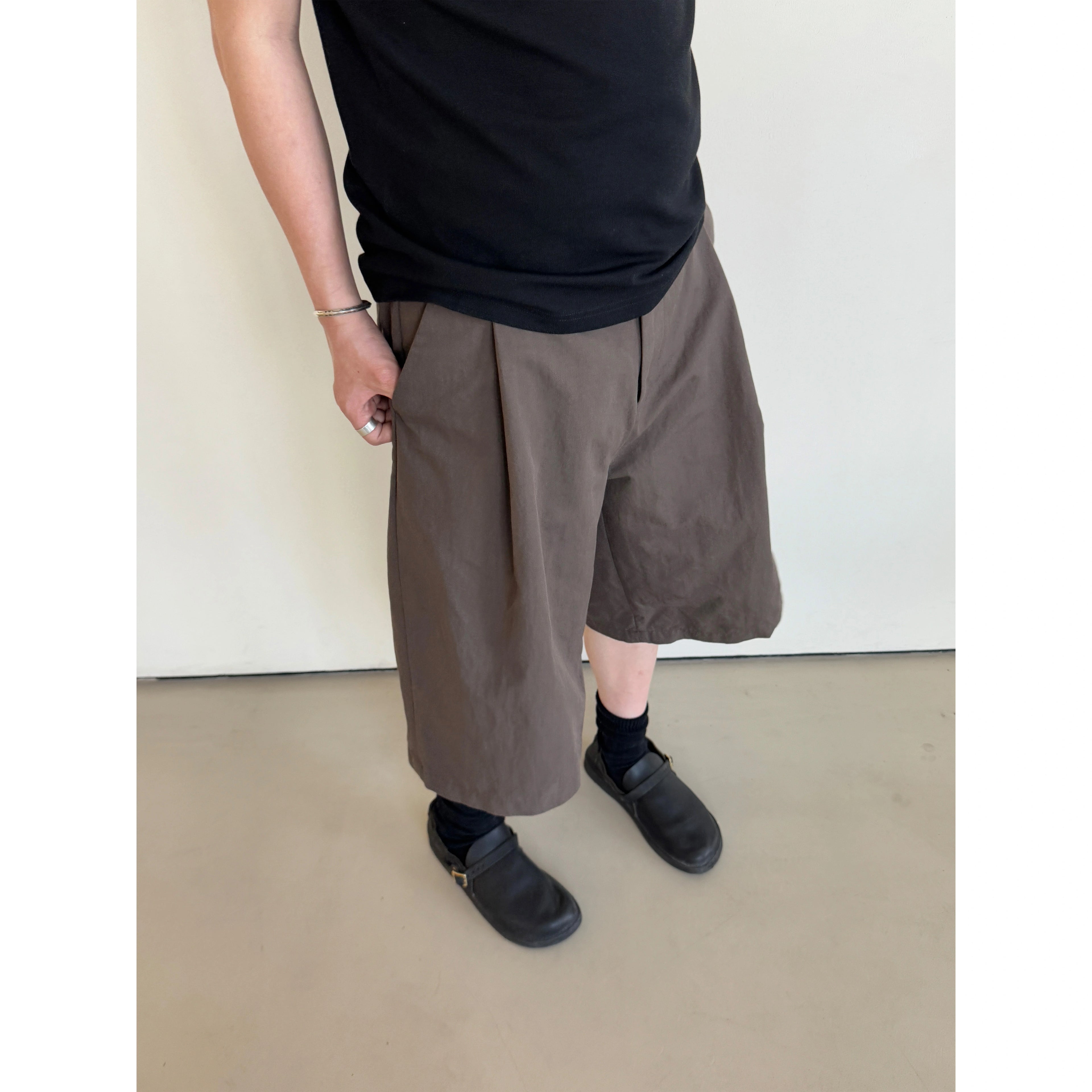 Anniehall Washed Textured Blockbuster Shorts