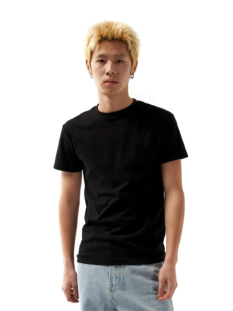 OBSESSWITH Basic Crew Neck Tee