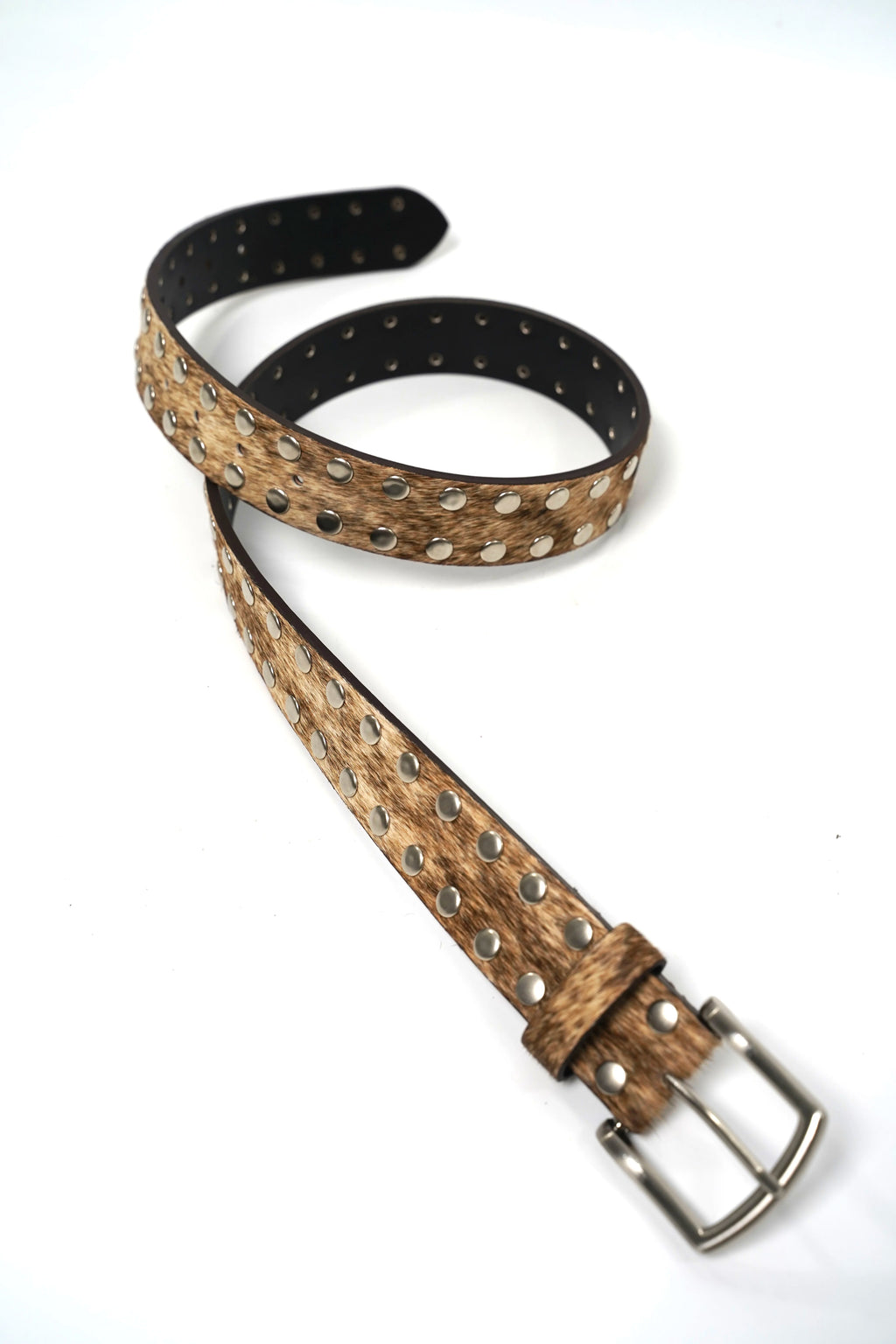 VOWPROGRESS silver buckle niche belt