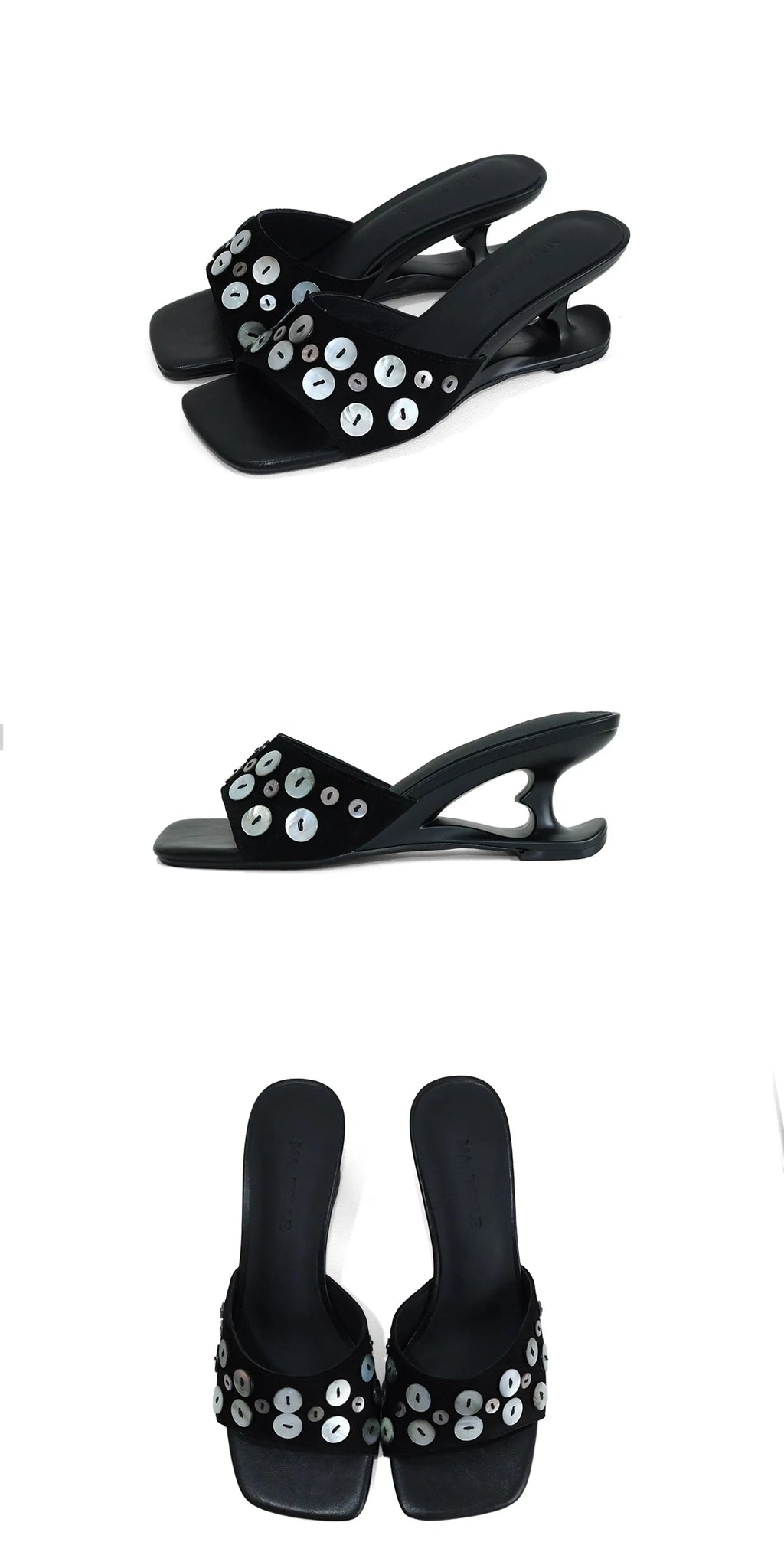 Maltelle Vintage Square Heel Sandals