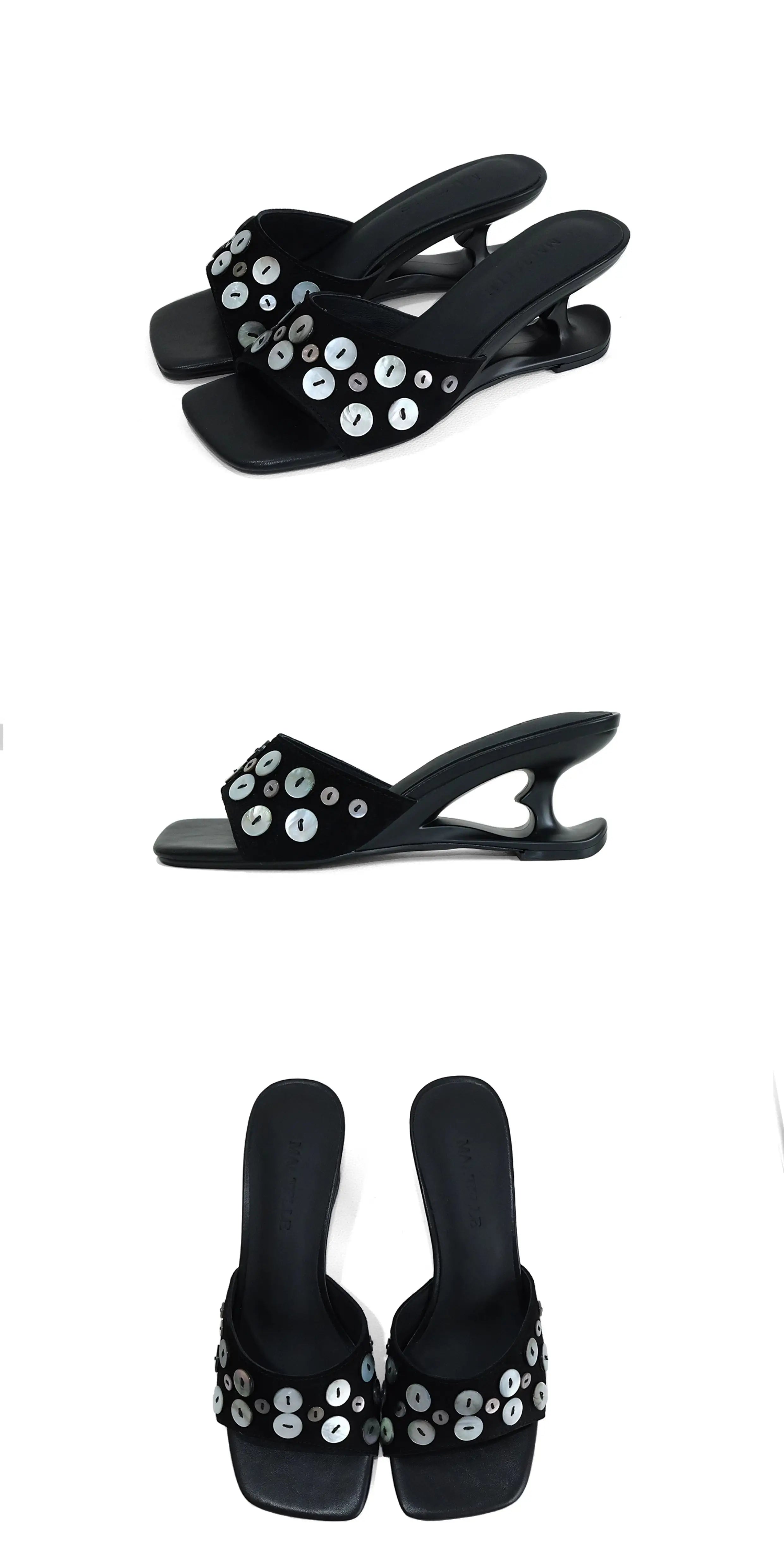 Maltelle Vintage Square Heel Sandals