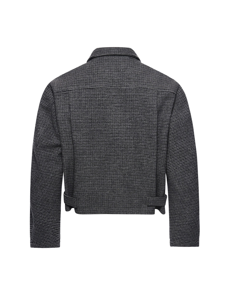 SOUTHFISH Korean High-end Retro Polished Short Jacket