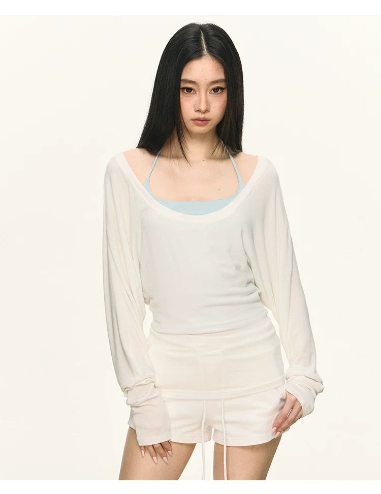 Anna Aneae Tencel Wool Loose Long Sleeves