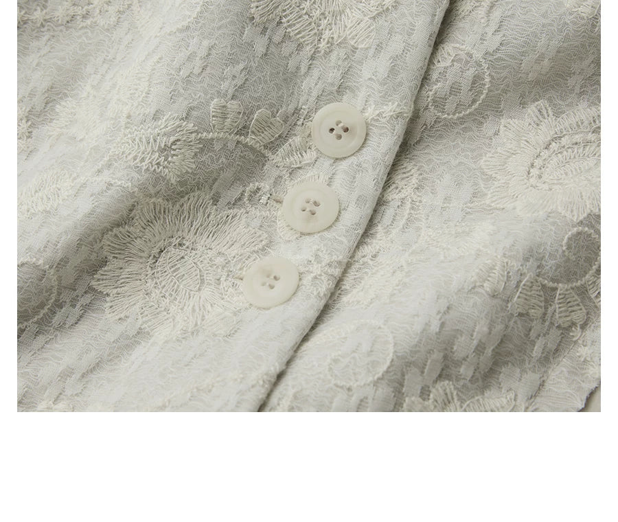 INDULGE Rough-edged Waist-strapped Trench Coat
