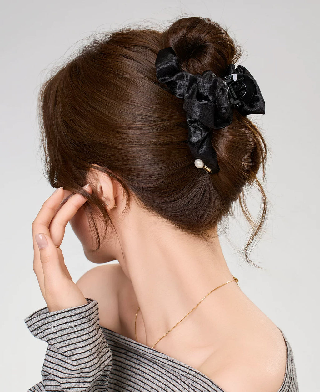 DODOGOGO Pleated Premium Temperament Clip