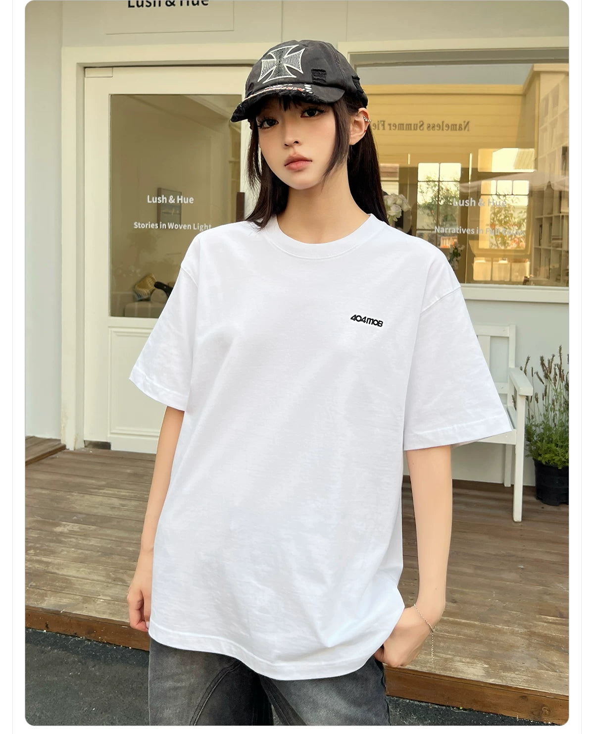 404MOB Simple Casual Versatile Tee