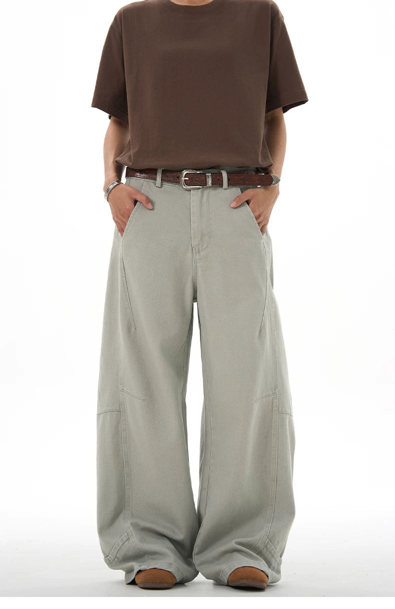 TRUQUEST Vintage Premium Loose Wide Leg Casual Pants