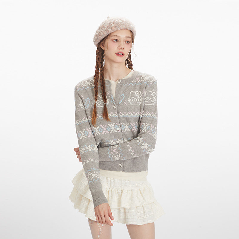 Nariele Short Front Shoulder Sweater