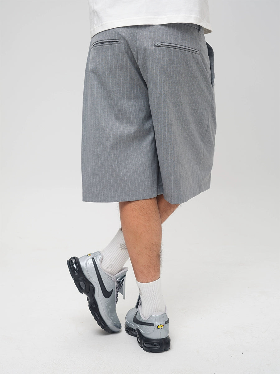 ComicTree Basic Striped Trousers Casual Shorts