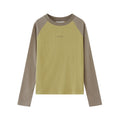 PHYS Color Matching Shoulder Slim Long Sleeve
