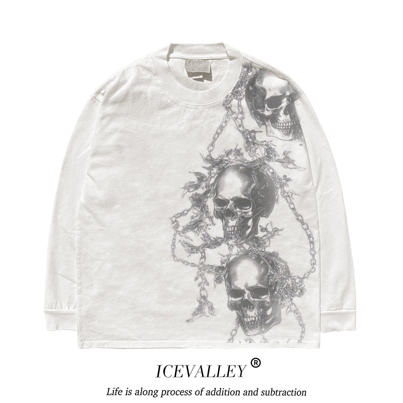 MELANIN Dark Skull Niche Long Sleeve