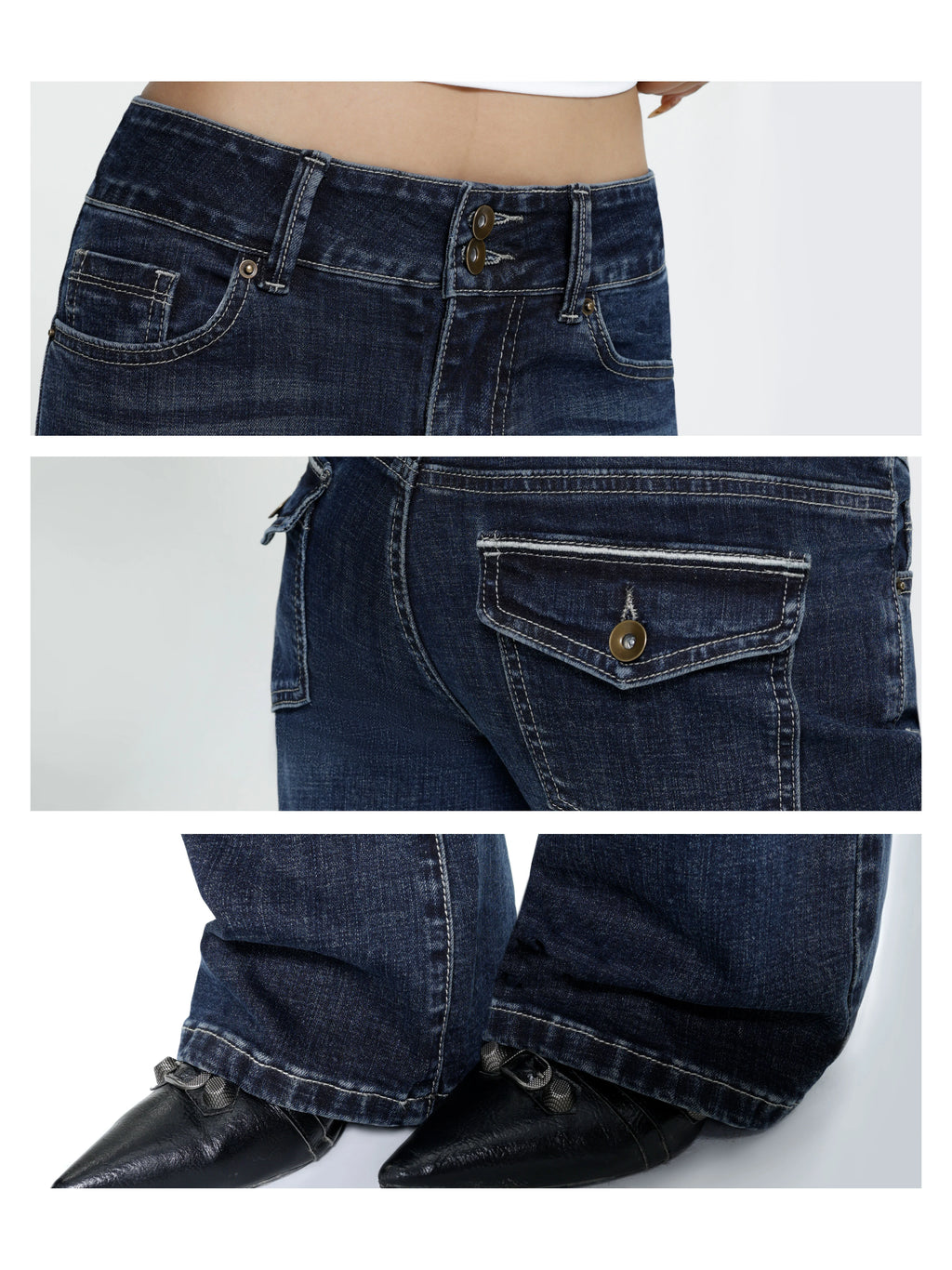 Audwyn Slim-Fit Straight Low-rise Pull Jeans