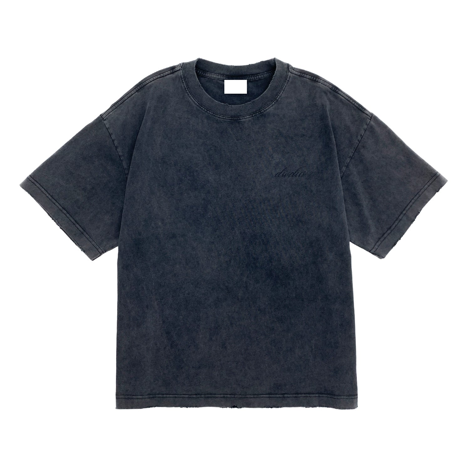 MICHINNYON English Printed Crew Neck Loose Casual Tee