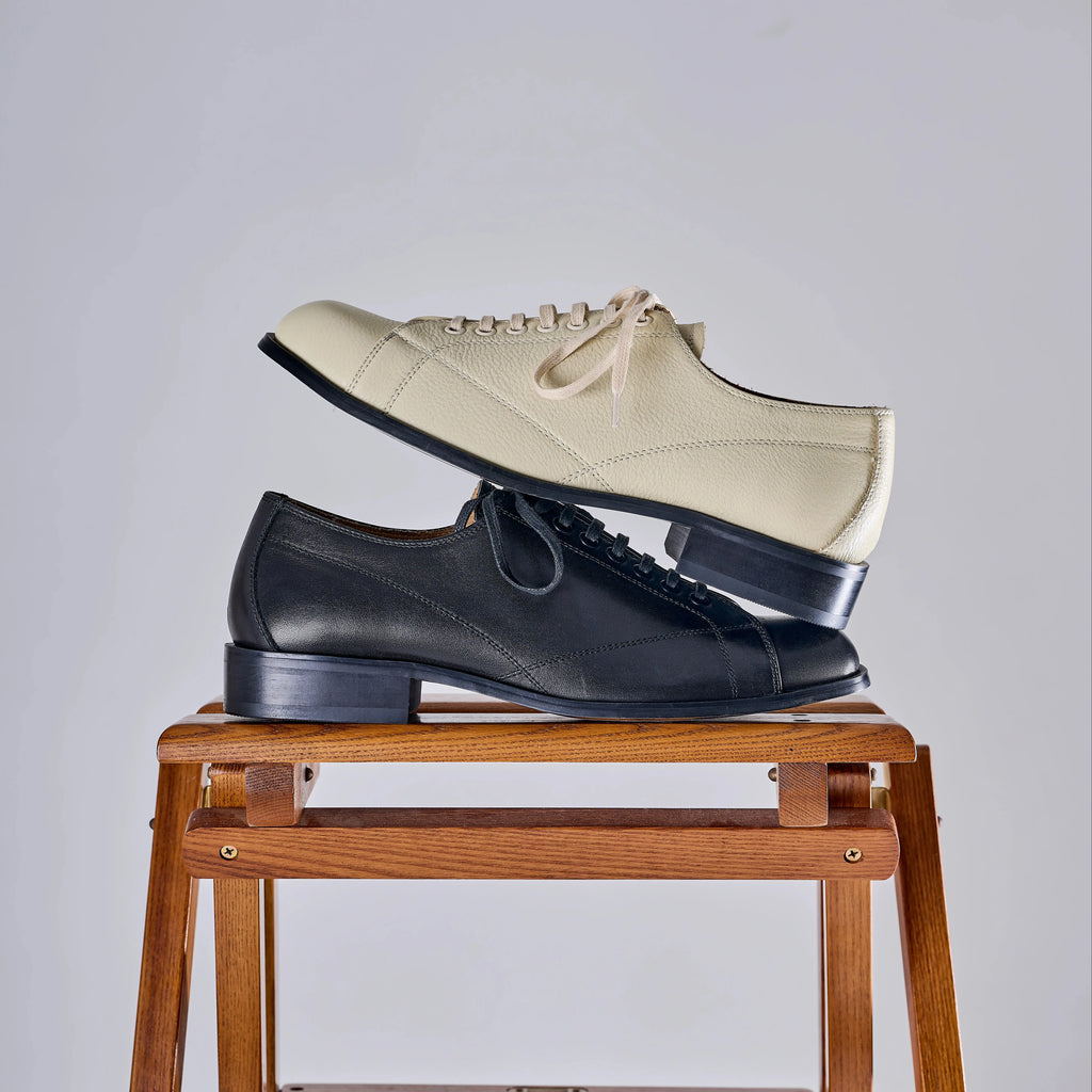 TERRAKOO Retro Leather Heightened Platform Bowling Shoes