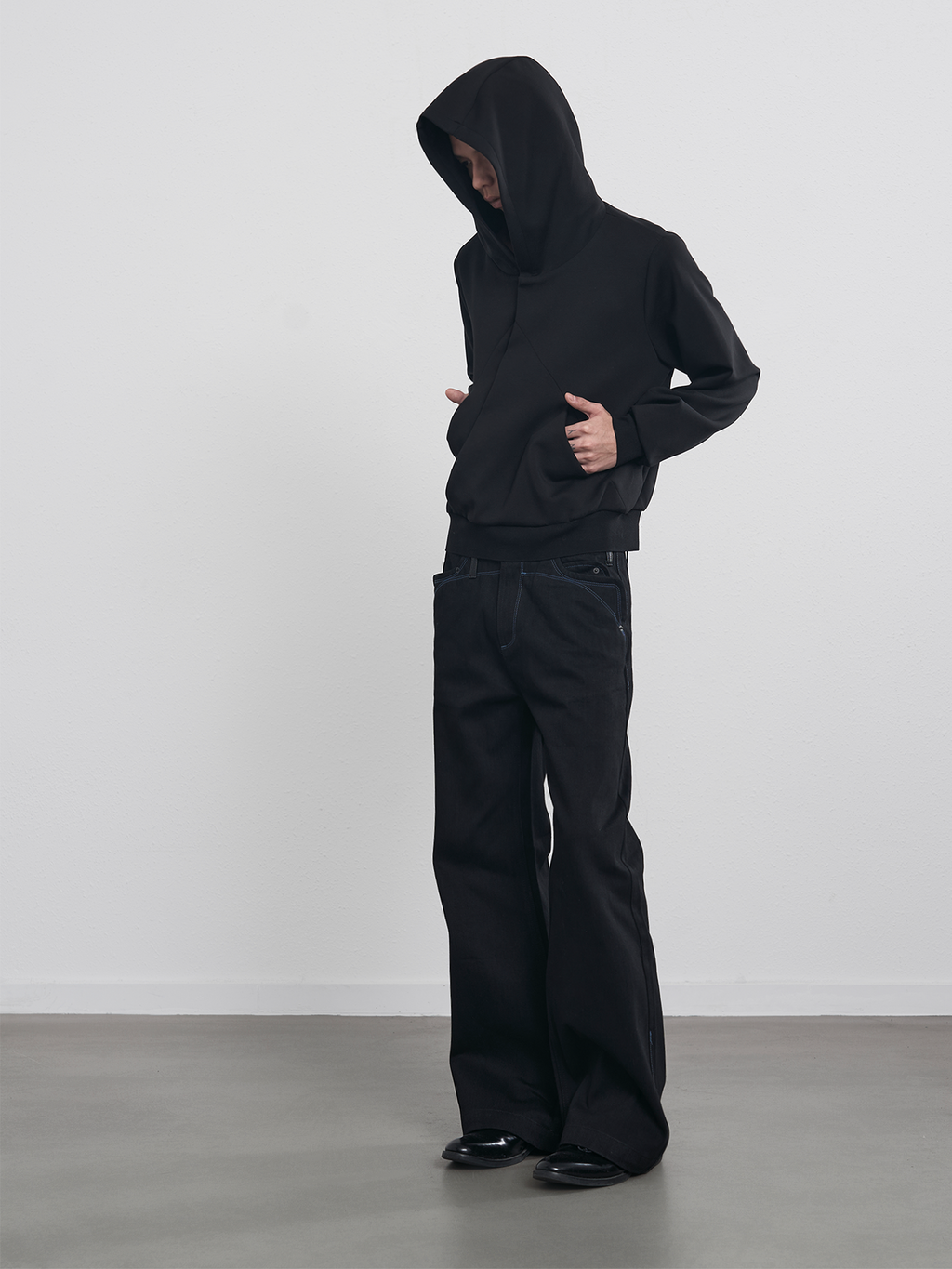 BEVAN UP Modal Hooded Casual Sweater