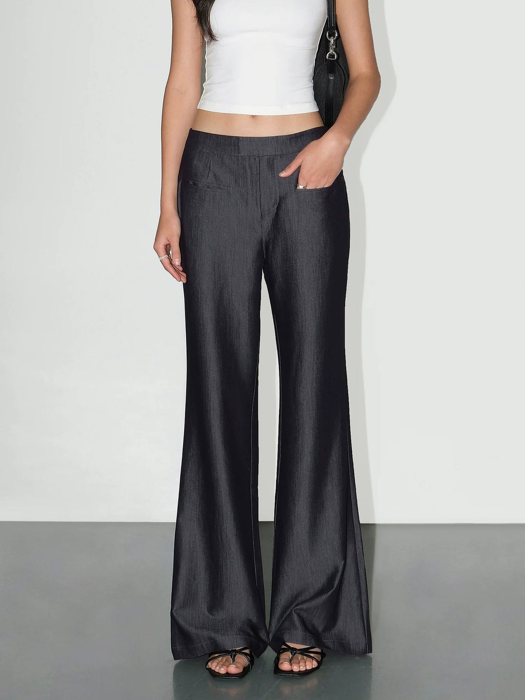 NEVA HU Thin Micro-pull Versatile Casual Pants