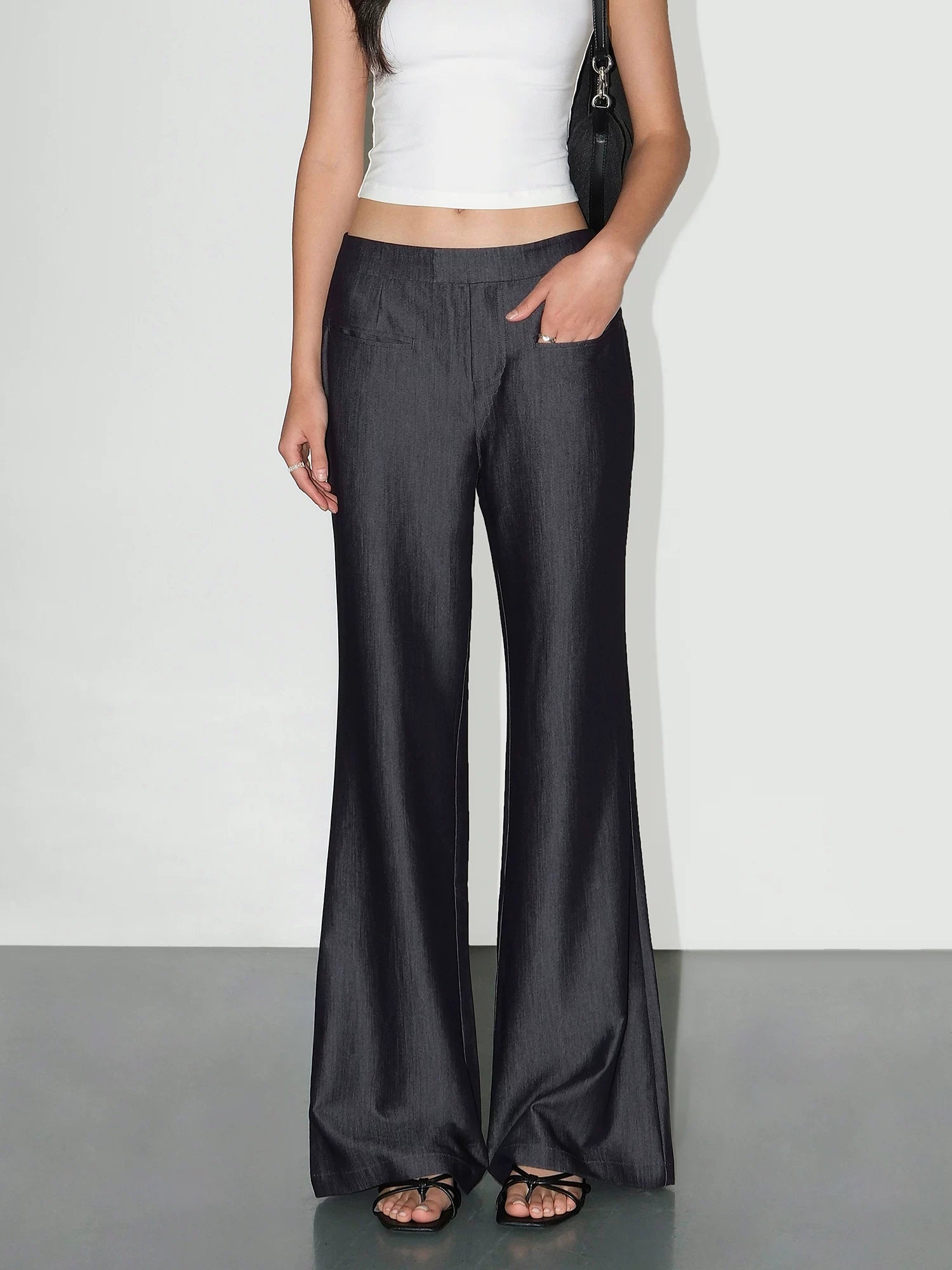 NEVA HU Thin Micro-pull Versatile Casual Pants