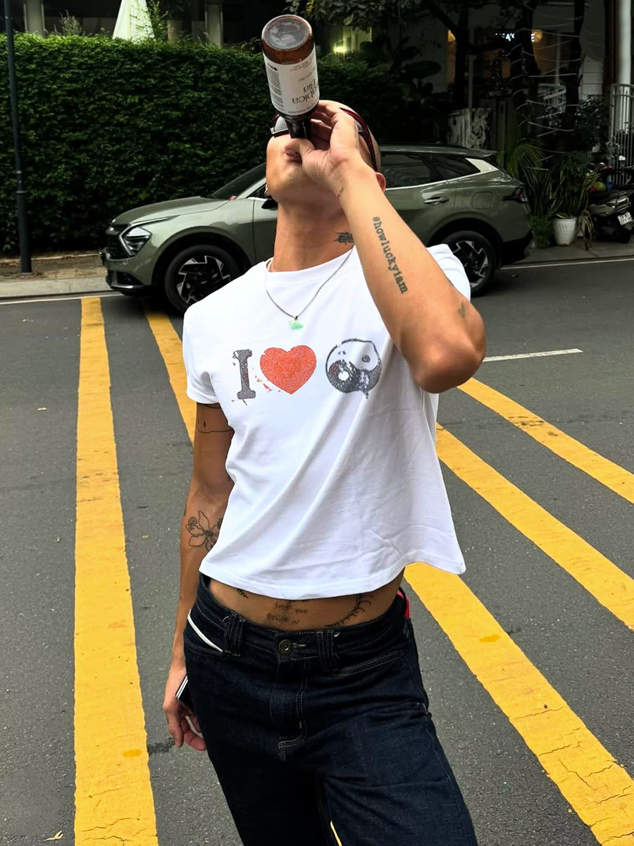 FTS Front Shoulder Slim Casual Tee