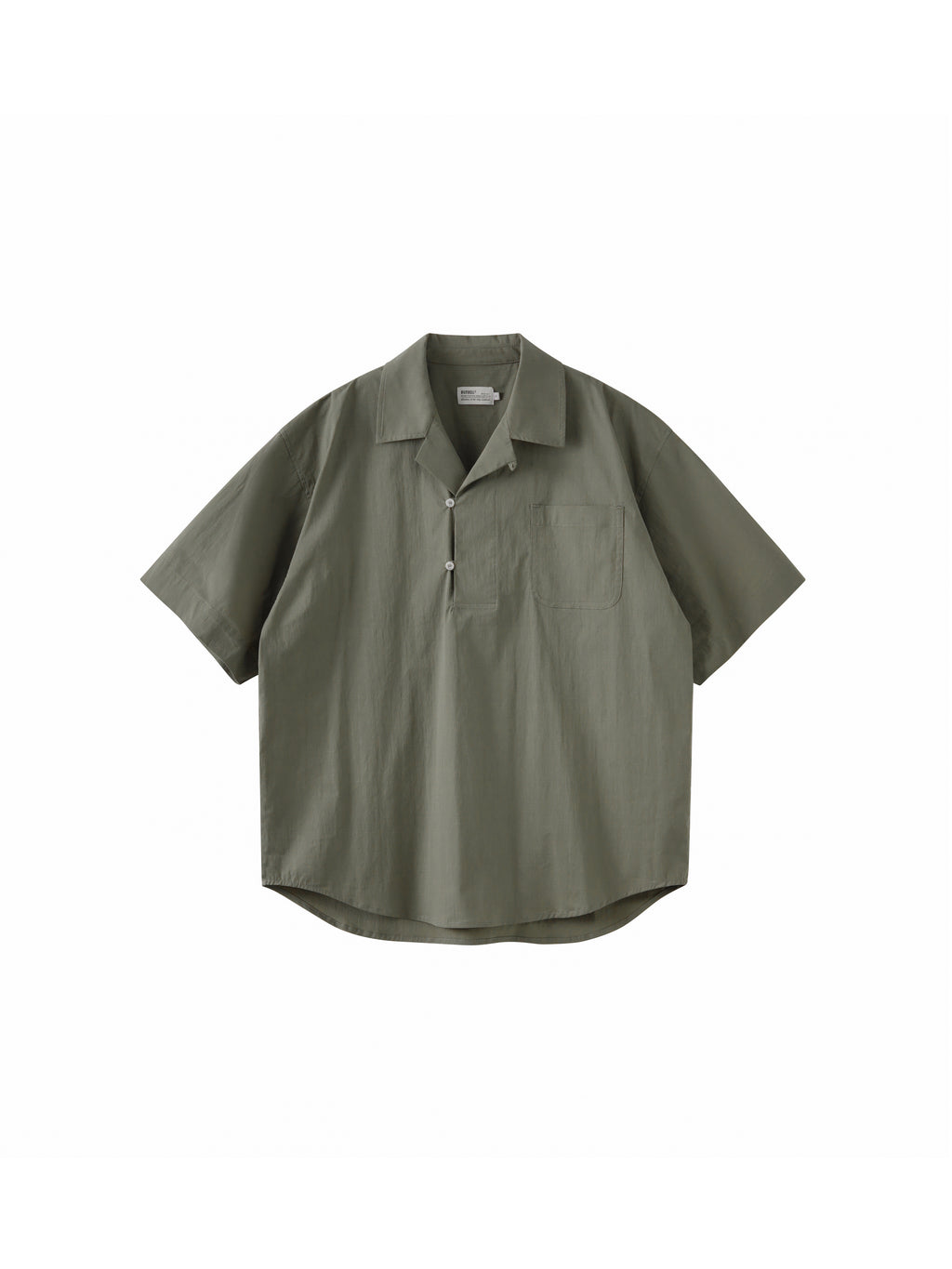 BUTTBILL 24SS Vintage half-open Japanese Shirt