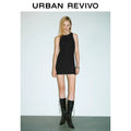 URBAN REVIVO Commuter Slim Skinny Sleeveless Dress