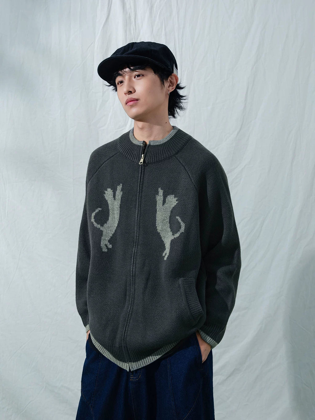 Mentmate Vintage Loose Versatile Knitted Sweater