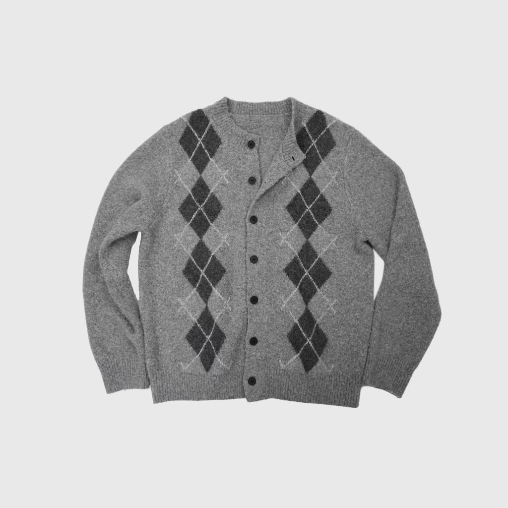 4JUNKS Rhombus Sweater Cardigan Jacket