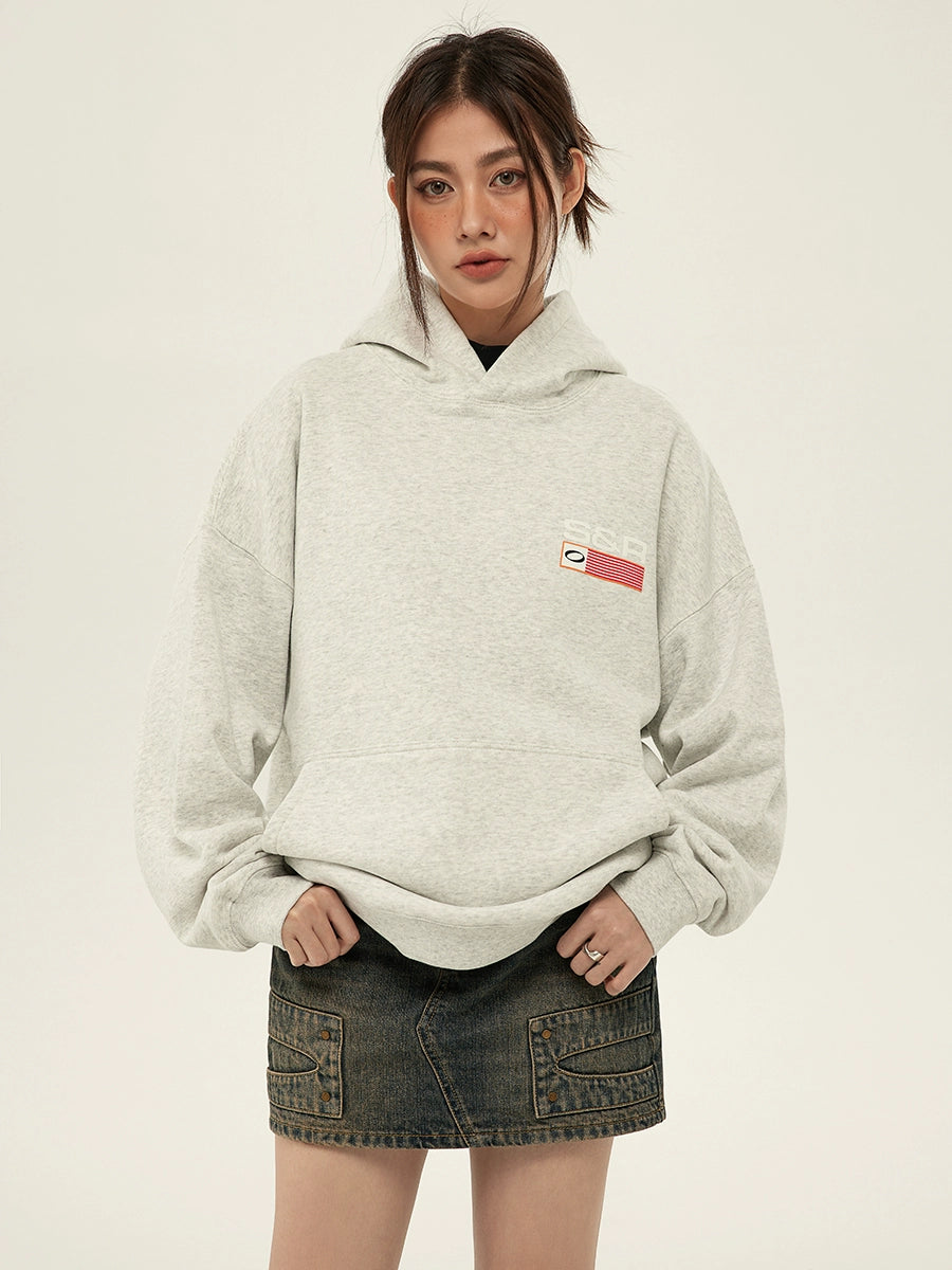 SOSER Vintage Heavy Casual Hooded Sweater