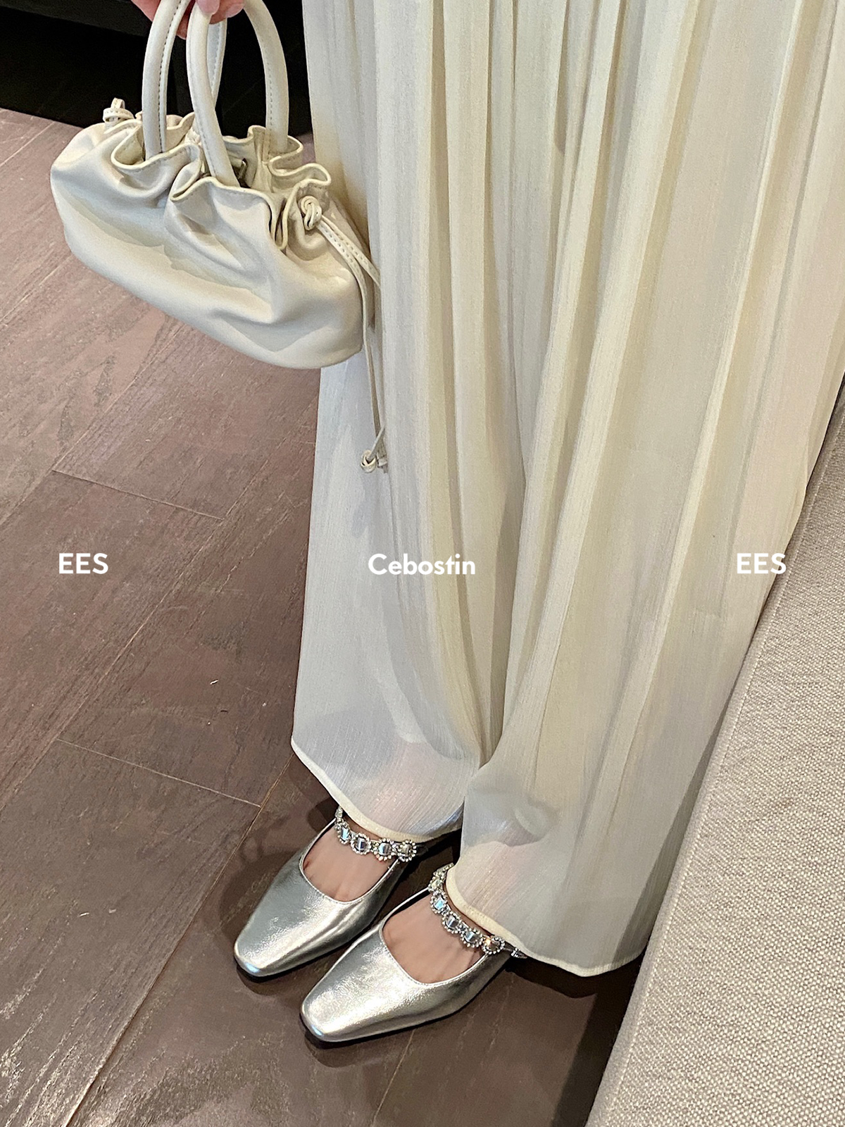 Cebostin High-end Shallow Mouth Bag Head Half Slippers