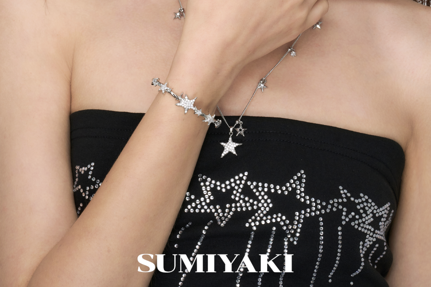 SUMIYAKI Full Diamond Star Bracelet