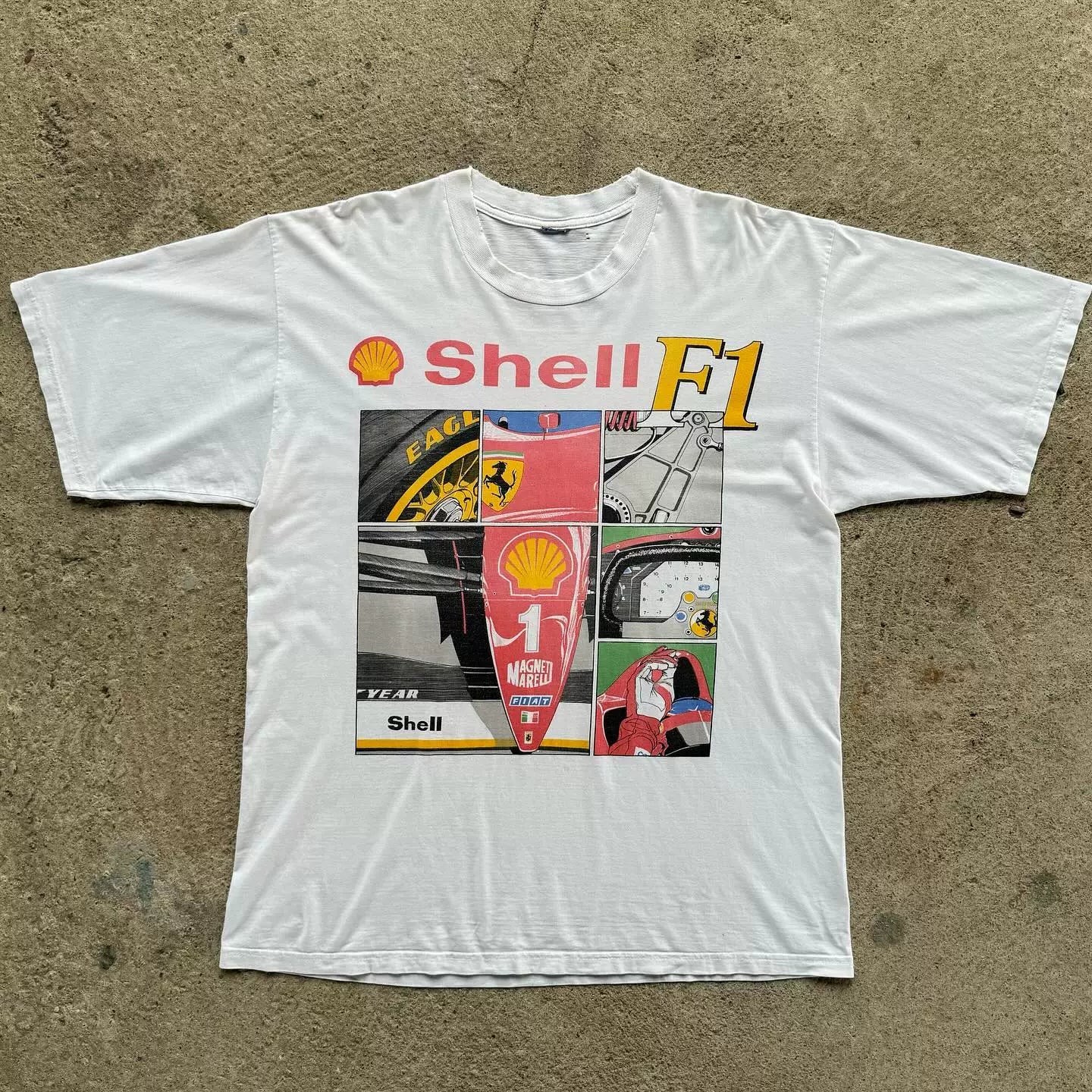 Wang Youbing Fun Racing Printing Loose Tee