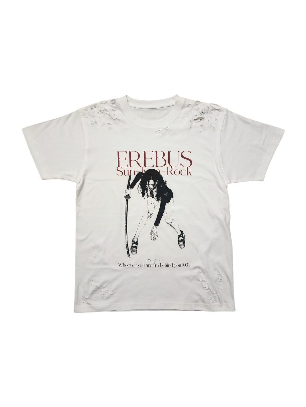 EREBUS Ripped Loose Casual Tee