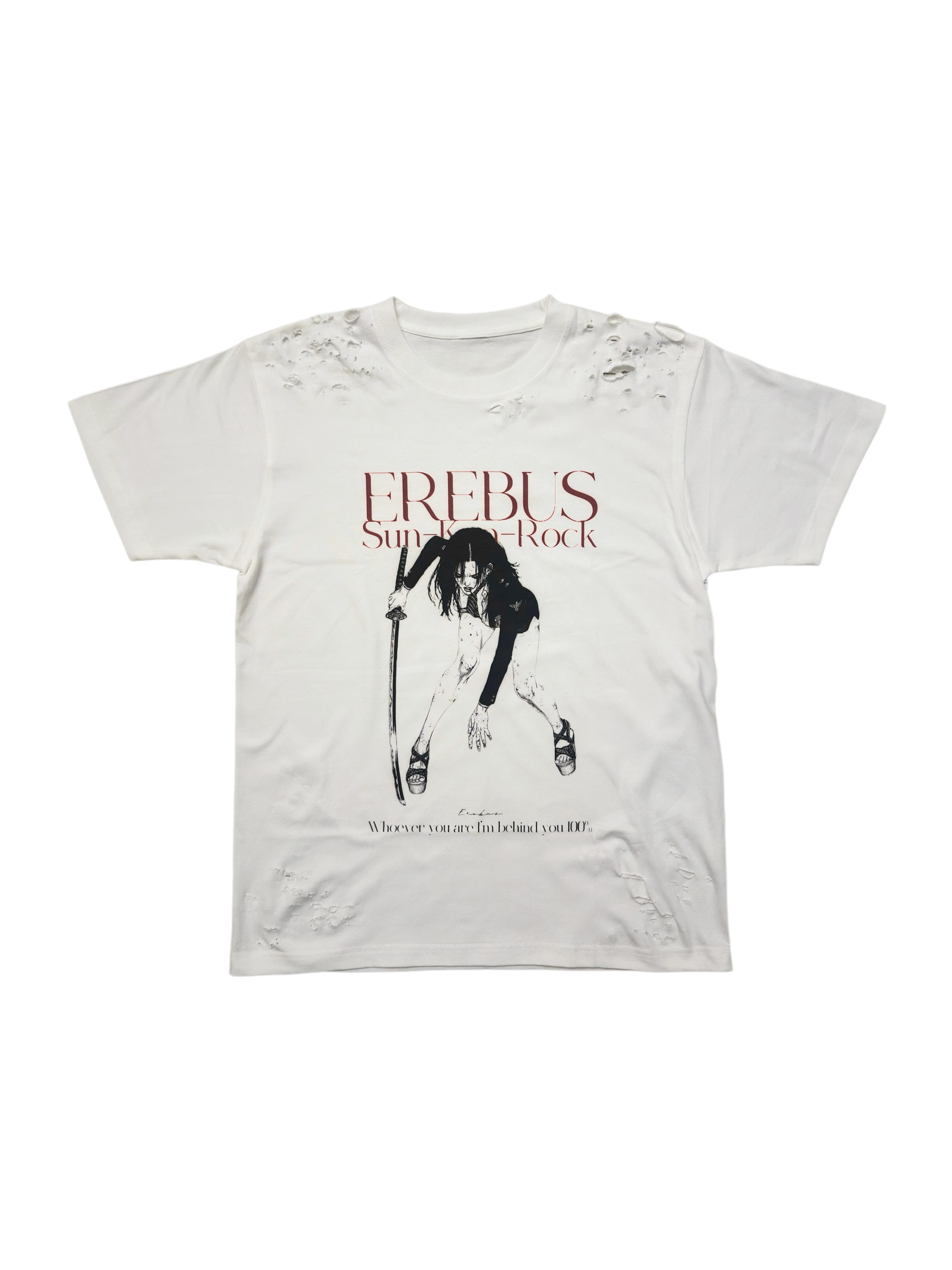 EREBUS Ripped Loose Casual Tee