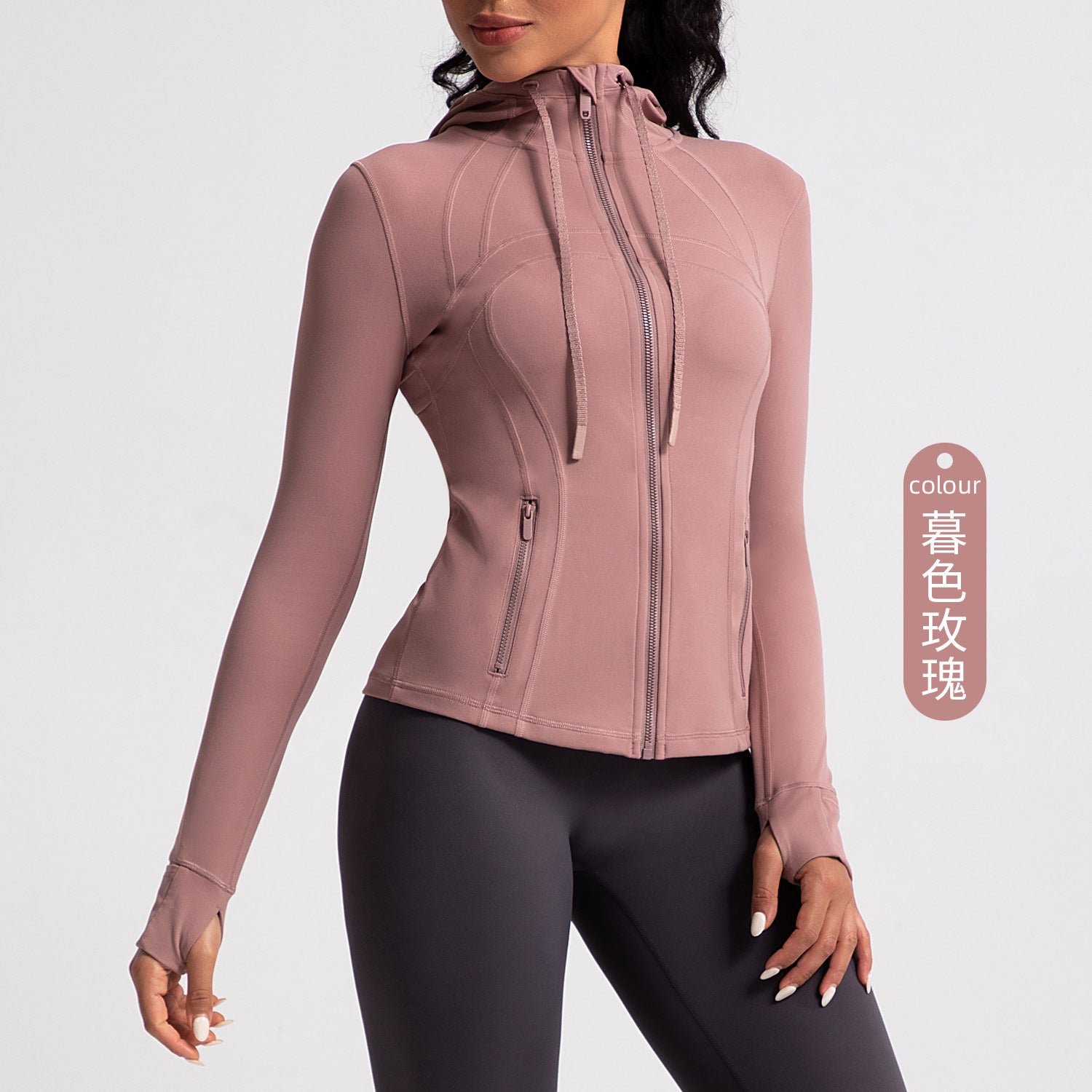 Athena Lulu Naked Slim Slim Skinny Zip Blazer