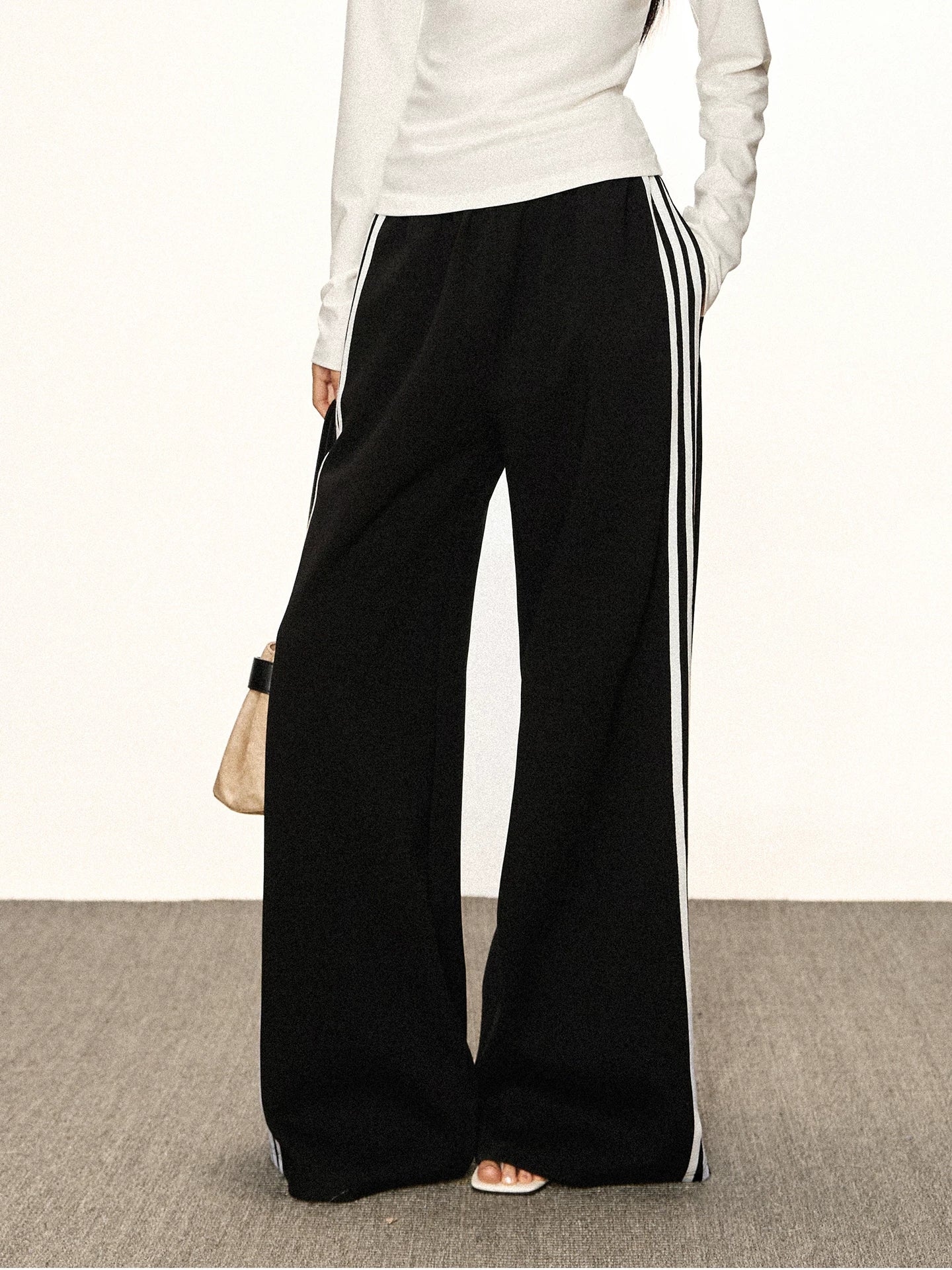 Cherry Melody | 420g Heavyweight Vintage Side Stripe Track Pants