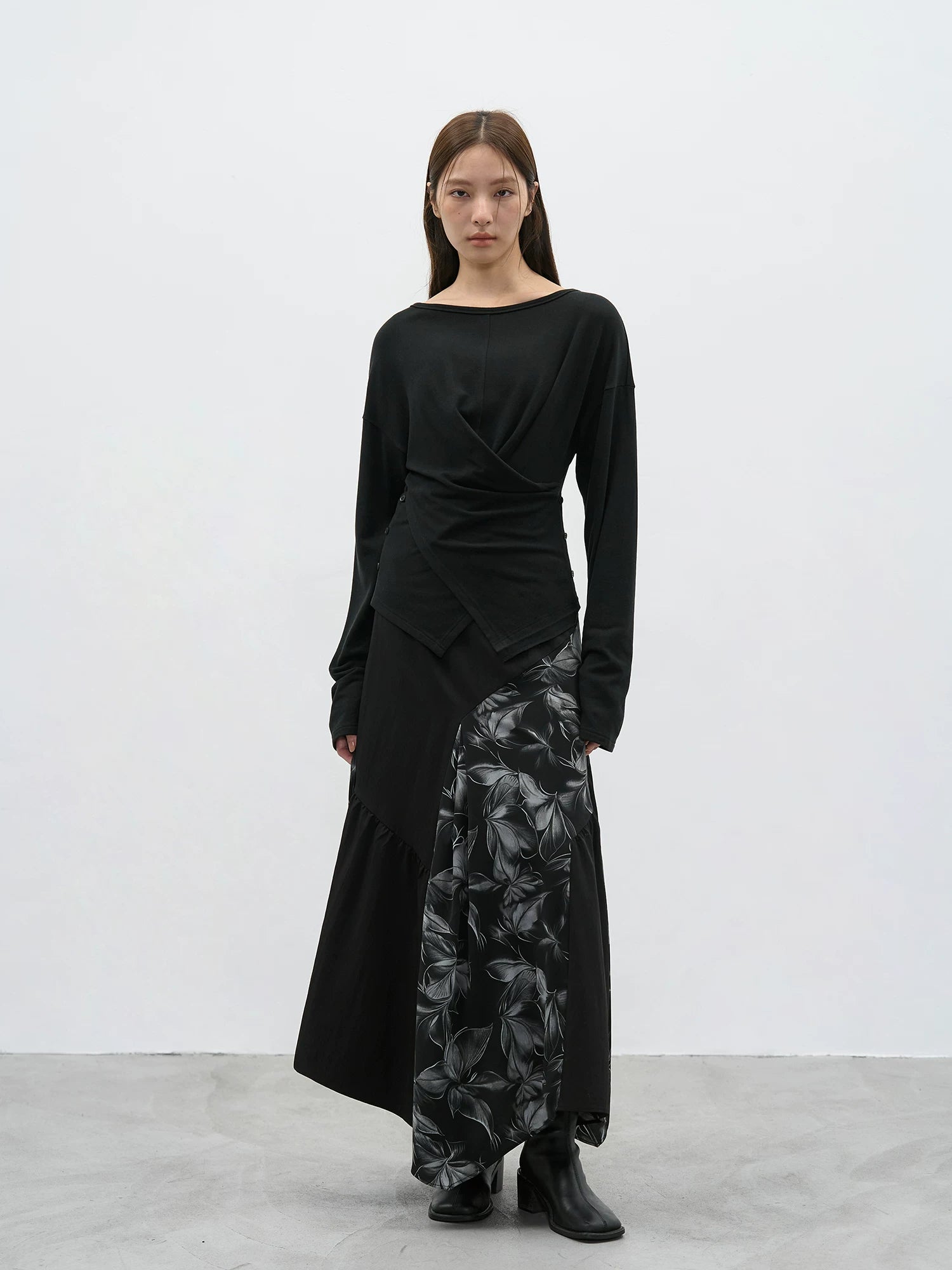 EIGHTHMONTH Mosaic Irregular Long Dress