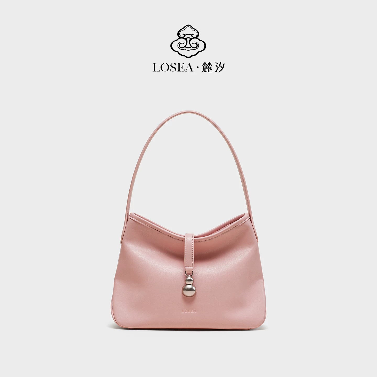 LOSEA Cowhide Gourd Shoulder Tote Bag